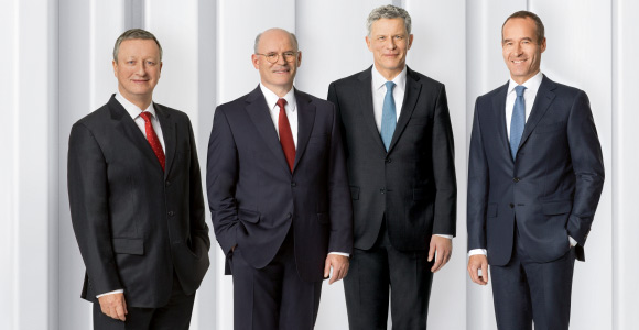 Der Vorstand: Auguste Willems, Dr. Rudolf Staudigl, Dr. Joachim Rauhut, Dr. Tobias Ohler (Foto)