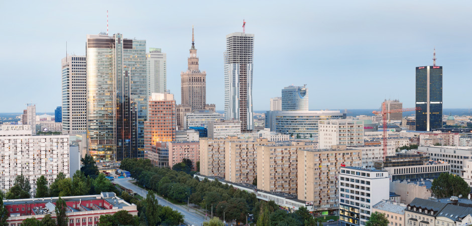 Polen mit seiner Hauptstadt Warschau ist der größte und wichtigste Markt für Dispersionspulver von WACKER in Osteuropa. (Foto)